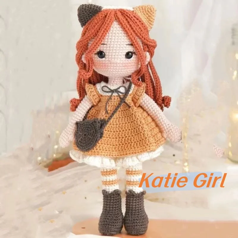 Handmade knitting crochet for knitting amigurumi knittin dolly materials pack art and crafts with hook needles children's gifts 4