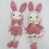 Handmade knitting rabbit materials crochet for knittin dolly knit and crochet craft set kit yarn knitting for beginners 2