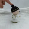 Baby crochet stuffed angel toys soft cotton knitted plush rabbit doll mini kawaii cuddle doll for gifts home deco 5