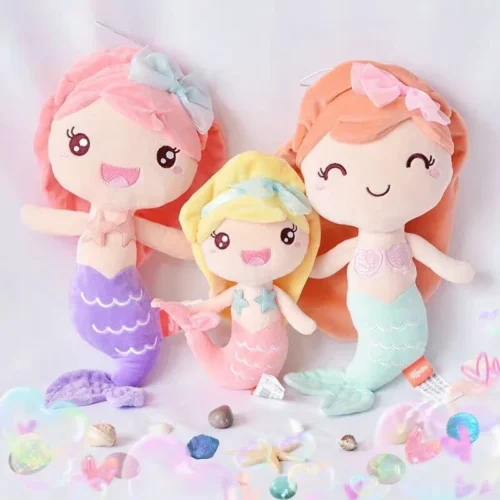 Quality Stuffed Doll Princess Style Mermaid Plush Dolls Best Gift Toys for Kids Girls Home Decor birthday present for children 1 Quality stuffed doll princess style mermaid plush dolls best gift toys for kids girls home decor birthday present for children 1