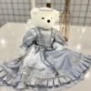 About 35cm angel teddy bear plush stuffed toys in skirt plush joint teddy bear doll birthday christmas gift for girl children 3