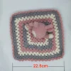 Crochet pattern sleeping deer toy set comfort towel baby rattle biting ring handmade baby teething ring stuffed plush toys gifts 5