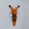 Lovely cartoon fox bee crochet baby rattles baby boys baby girls soft hand bell ring rattle kids toys bed handbells educational 5