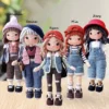 Crochet girls amigurumi crochet doll hook material set knitting yarn for home accessories pattern craft toy handmade ornaments 2