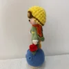 Handmade crochet stuffed key chain cute knitted prince doll key ring pendant for boys schoolbag keychain amigurumis finished 2