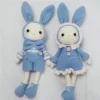 Handmade knitting rabbit materials crochet for knittin dolly knit and crochet craft set kit yarn knitting for beginners 5